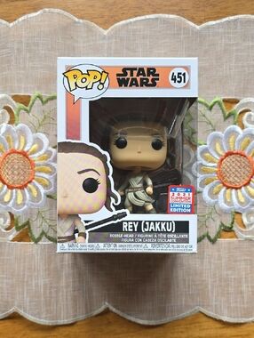 Funko Pop! Star Wars Rey (Jakku) Vinyl Figure Brown 2021 Summer Convention #451